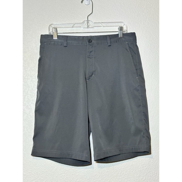 Nike Other - Nike Golf Tour Performance Dri-FIT Gray Flat Front Shorts Mens 32 Golf